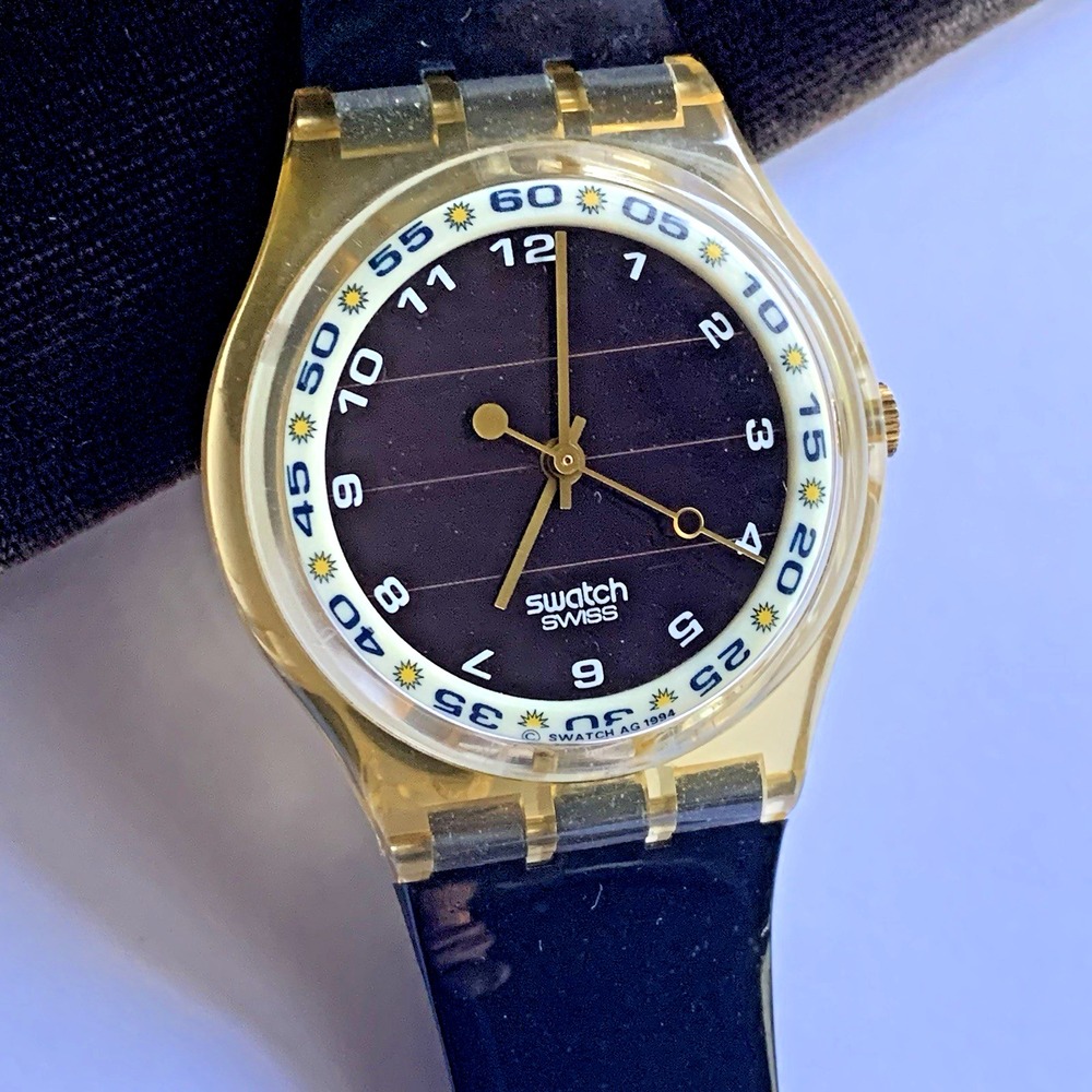 Vintage Swatch 'LOTS OF SUN' SRJ100 1994 Solar Powered Watch